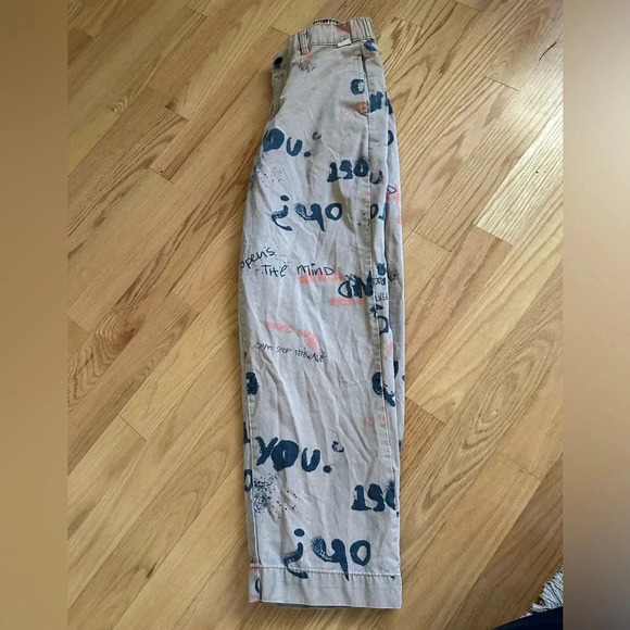 Urban Outfitters Grafitti Cargo Chino size small street style 90s y2k - Picture 3 of 9